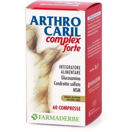 Farmaderbe Arthrocaril Complex Forte Integratore Articolare 60 Compresse