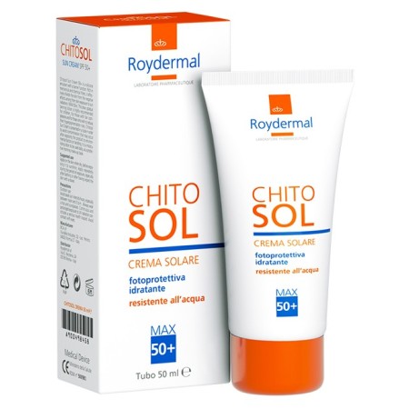 Chitosol Crema Solare Viso SPF 50  Fotoprotettiva Idratante 50 ml