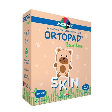 Ortopad Junior Skin Cerotto Occlusore Autoadesivo Per Ambliopia E Strabismo 20 Pezzi