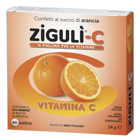 Zigulì-C Arancia con Vitamina C 40 Palline