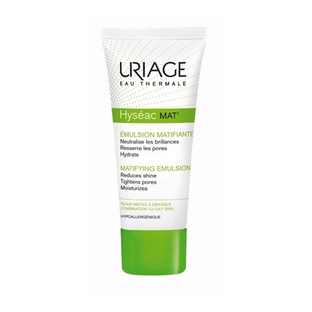 Uriage Hyséac Mat Trattamento Opacizzante Viso 40 ml