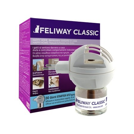 Feliway Classic Diffusore con Ricarica Gatti 48 ml