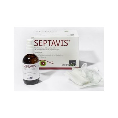 Septavis Soluzione Sterile Pulizia Oculare 50 ml   50 Garze TNT Sterili