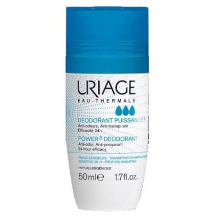 Uriage Eau Thermale Deodorante Power3 Anti-sudorazione Intensa Roll-On 50 ml