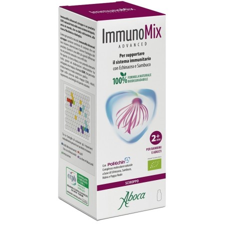 Immunomix Advanced Aboca Sciroppo per il Sistema Immunitario Flacone da 210 gr