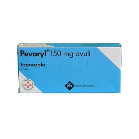 Pevaryl 150 mg  Econazolo nitrato 6 Ovuli Vaginali