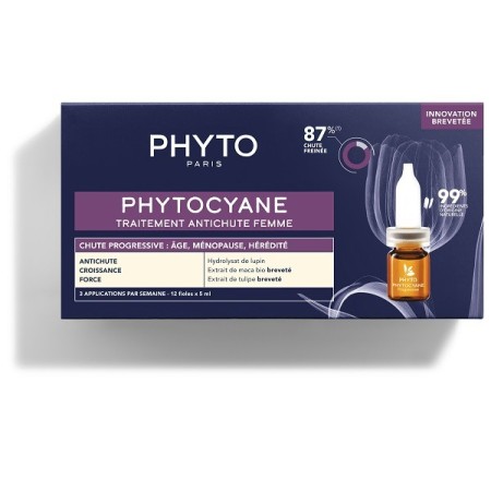 Phyto Phytocyane Fiale Anti-Caduta Progressiva Dei Capelli - Donna 12x5 ml